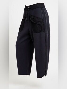 Bibi washed terry fabric pants